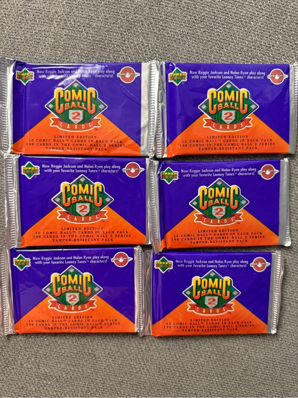 Comic Ball 2 Trading Card Pack - Purple & Orange